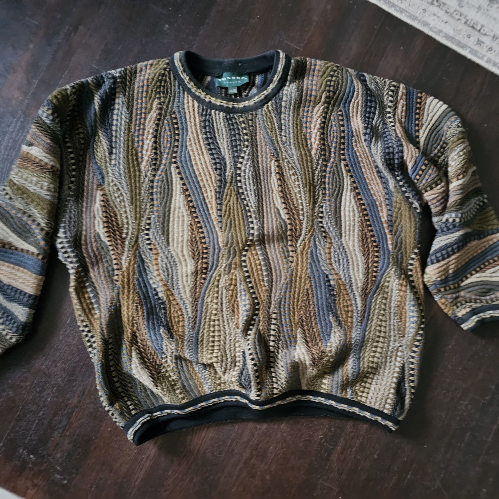 Tundra Coogie Style Men's Earth Tone Crewneck Sweater